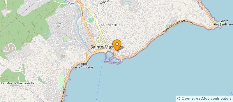 localisation de l'entreprise LINDA à SAINTE-MAXIME