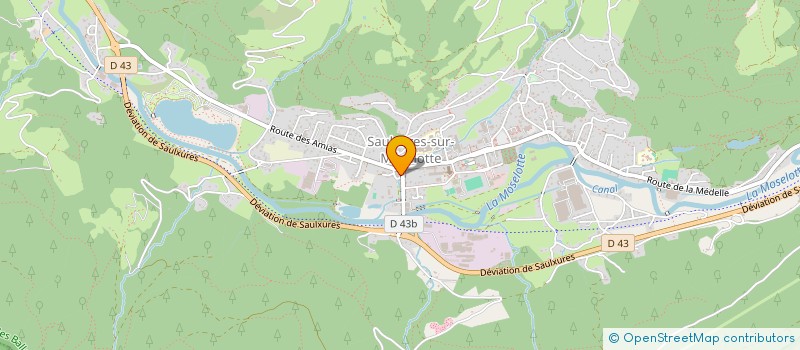 localisation de l'entreprise LINDA ET LEA à SAULXURES-SUR-MOSELOTTE