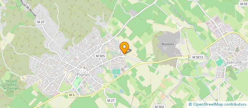 localisation de l'entreprise LINDA HOLDING  PIGNAN