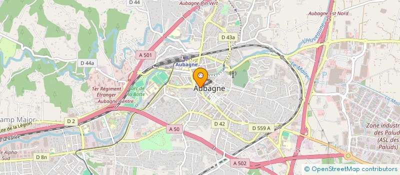localisation de l'entreprise LINDA IMMO à AUBAGNE