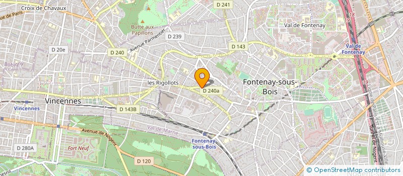 localisation de l'entreprise LINDA MOD à FONTENAY-SOUS-BOIS
