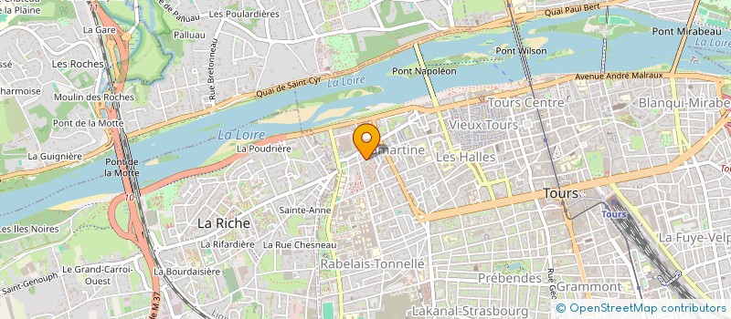 localisation de l'entreprise LINDA MORENA SARL  TOURS