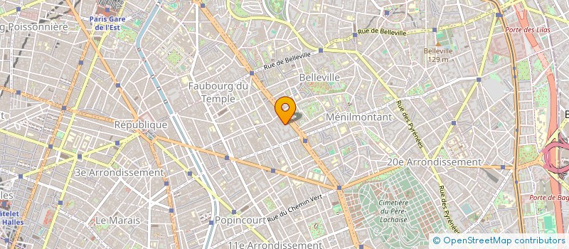 localisation de l'entreprise LINDA QUESTRE  PARIS