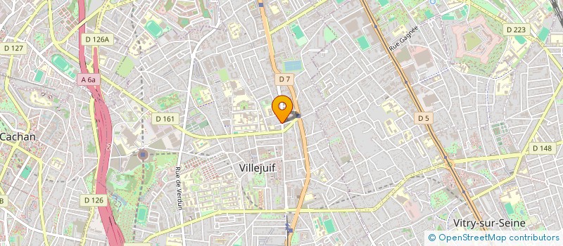 localisation de l'entreprise LINDA SUD à VILLEJUIF