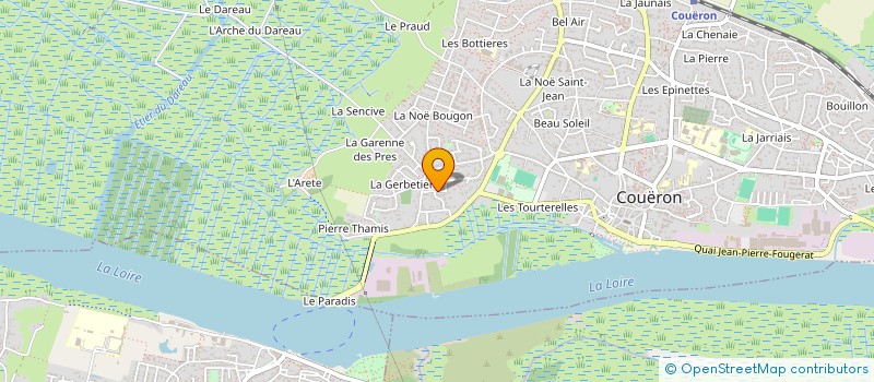 localisation de l'entreprise LINDANTHO à COUERON