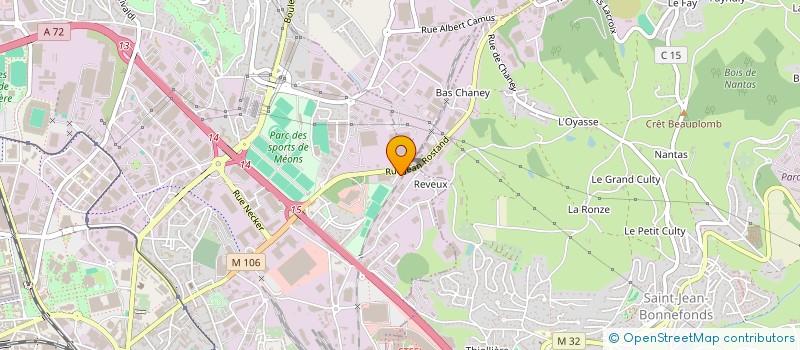 localisation de l'entreprise LINDE AMT ST-ETIENNE S.A.S à SAINT-ETIENNE