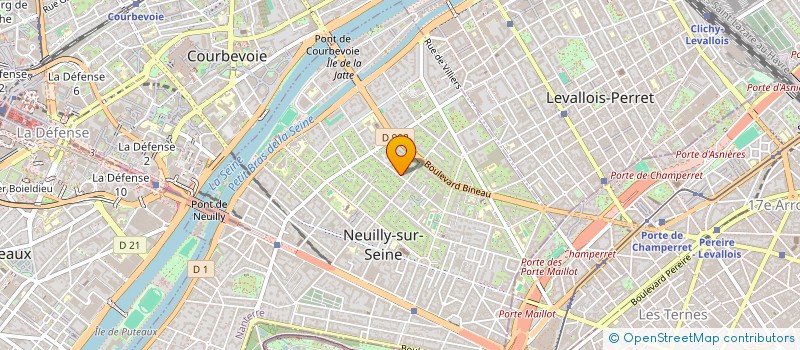 localisation de l'entreprise LINDE IMMO à NEUILLY-SUR-SEINE