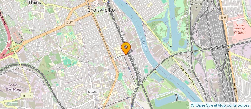 localisation de l'entreprise LINDEN TECHNOLOGY à CHOISY-LE-ROI