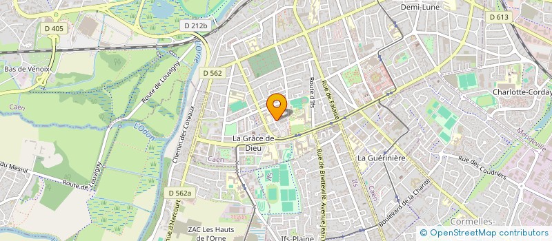 localisation de l'entreprise LINDGREN à CAEN