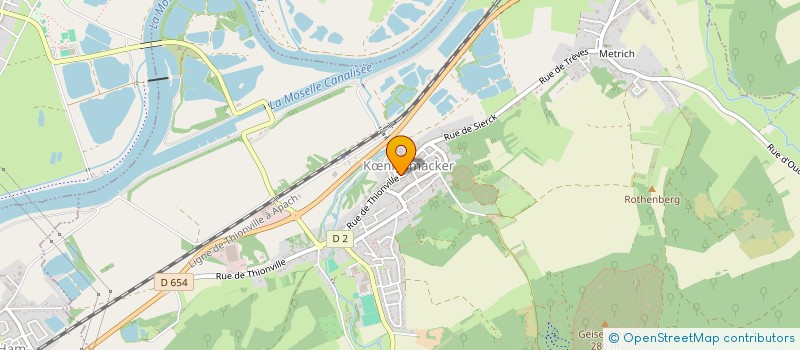 localisation de l'entreprise LINDIS  KNIGSMACKER