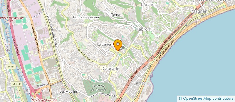 localisation de l'entreprise LINDON à NICE