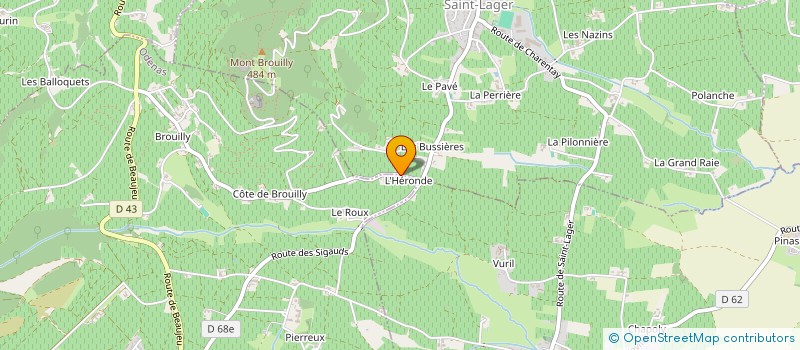 localisation de l'entreprise LINDSEY ET CHANG  SAINT-LAGER