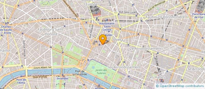 localisation de l'entreprise LINDT ET SPRUNGLI à PARIS