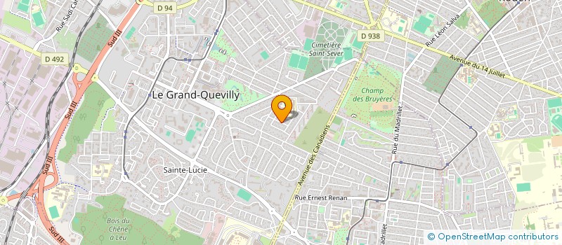 localisation de l'entreprise LINE  LE GRAND-QUEVILLY