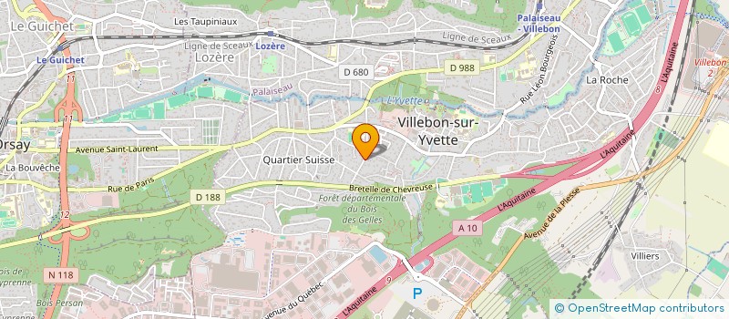 localisation de l'entreprise LINE à VILLEBON-SUR-YVETTE