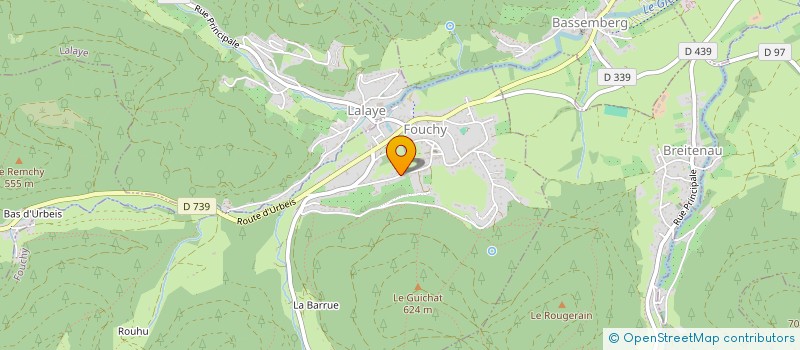 localisation de l'entreprise LINE  FOUCHY