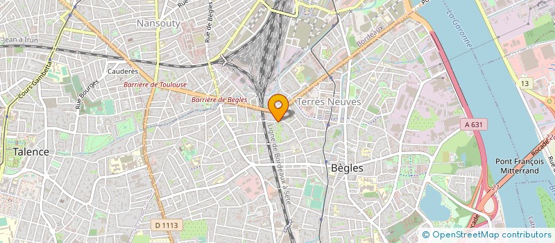 localisation de l'entreprise LINE-ALU à BEGLES