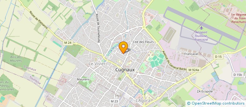 localisation de l'entreprise LINE B  CUGNAUX