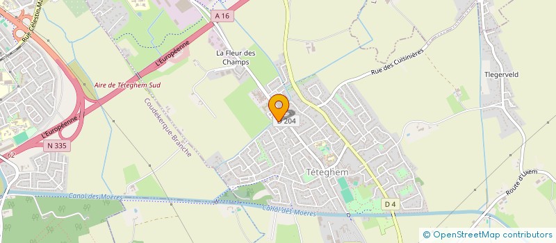 localisation de l'entreprise LINE BERTAL  TETEGHEM-COUDEKERQUE-VILLAGE