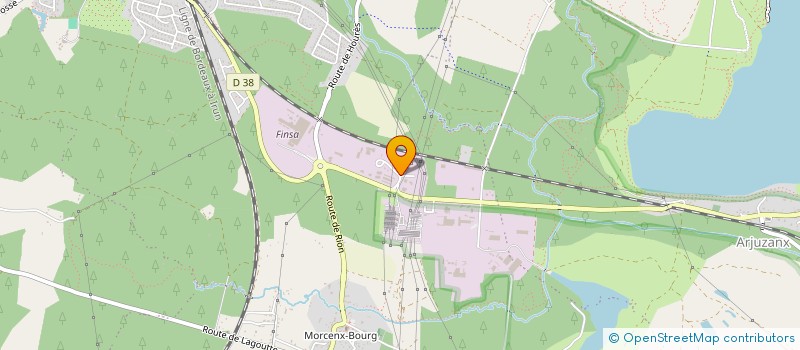 localisation de l'entreprise LINE FRIGO  MORCENX-LA-NOUVELLE