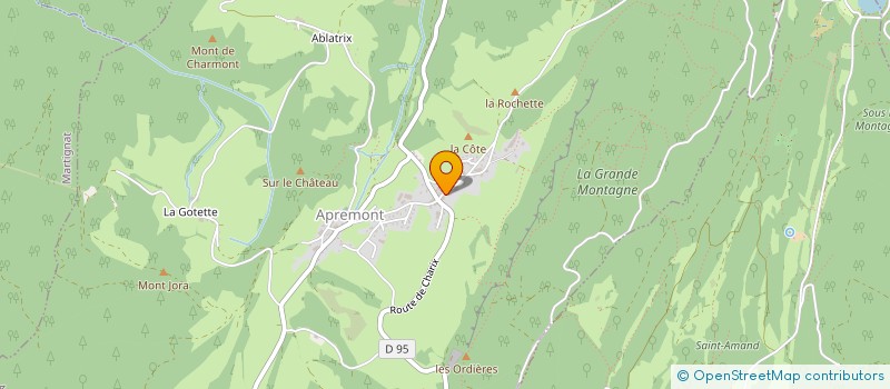 localisation de l'entreprise LINE HOLDING  APREMONT