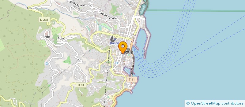 localisation de l'entreprise LINE-ROSE 2 à BASTIA
