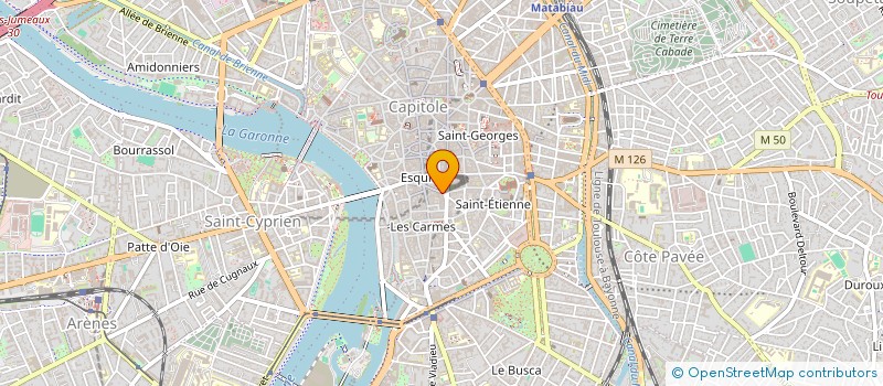 localisation de l'entreprise LINE THEBAULT CHOCOLATIERE à TOULOUSE