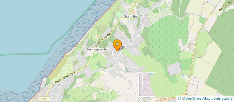 localisation de l'entreprise LINE UP 14 à TROUVILLE-SUR-MER