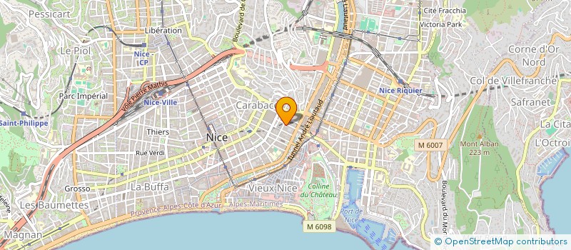 localisation de l'entreprise LINE UP à NICE