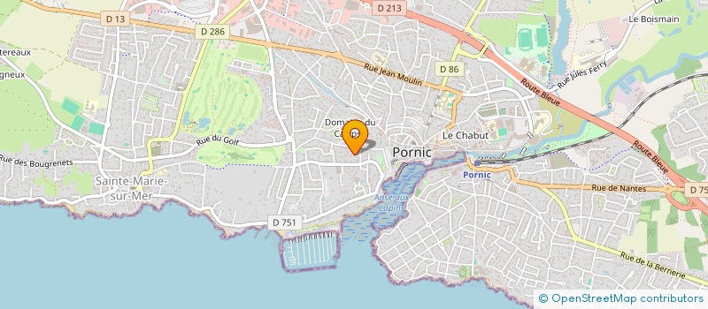 localisation de l'entreprise LINE-UP  PORNIC