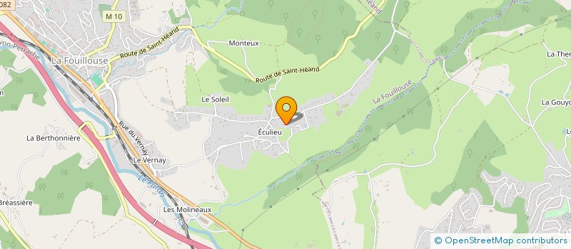 localisation de l'entreprise LINE UP BUSINESS  BONSON