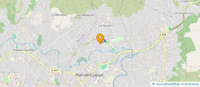 localisation de l'entreprise LINE-UP GT à PLAN-DE-CUQUES