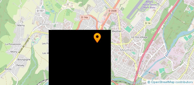localisation de l'entreprise LINEA à POISY