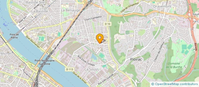 localisation de l'entreprise LINEA à FLOIRAC