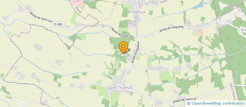 localisation de l'entreprise LINEA  SAINT-THOMAS