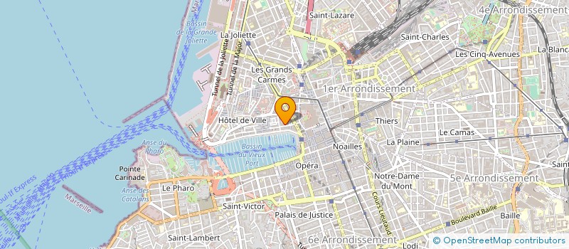 localisation de l'entreprise LINEA AZZURRA à MARSEILLE