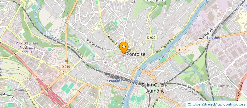 localisation de l'entreprise LINEA BEAUTE à PONTOISE