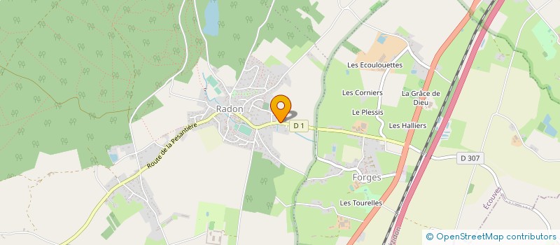 localisation de l'entreprise LINEA BOIS  ECOUVES