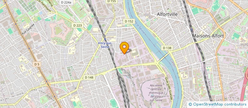 localisation de l'entreprise LINEA BTP à VITRY-SUR-SEINE