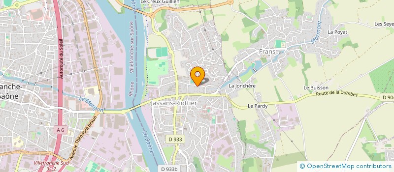 localisation de l'entreprise LINEA CODICE  JASSANS-RIOTTIER