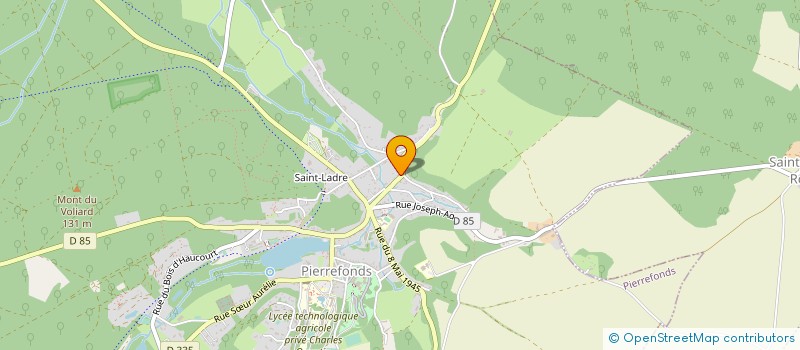 localisation de l'entreprise LINEA COLLES INDUSTRIELLES  PIERREFONDS