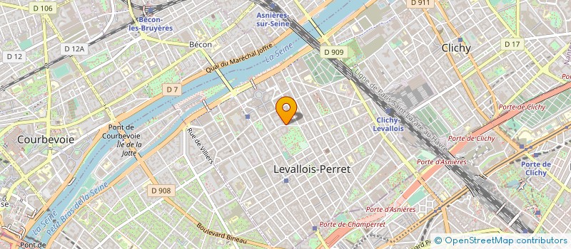 localisation de l'entreprise LINEA DIRETTA à LEVALLOIS-PERRET