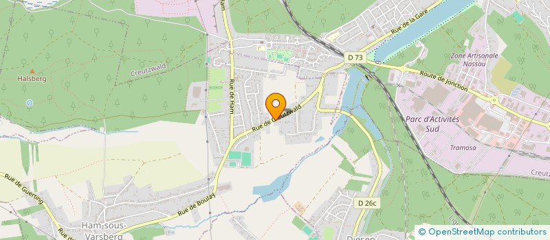 localisation de l'entreprise LINEA FITNESS  HAM-SOUS-VARSBERG