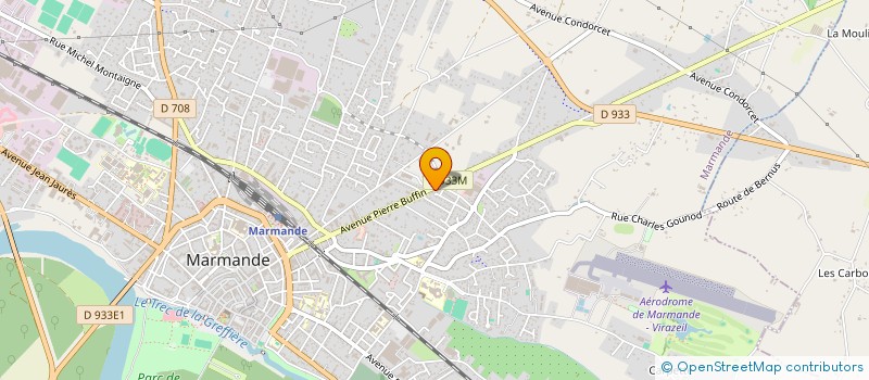 localisation de l'entreprise LINEA GEOMETRES-EXPERTS à MARMANDE