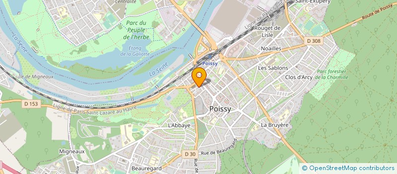 localisation de l'entreprise LINEA GLAM FRANCE  POISSY