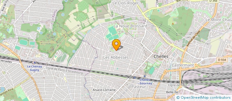 localisation de l'entreprise LINEA HOLDING à CHELLES
