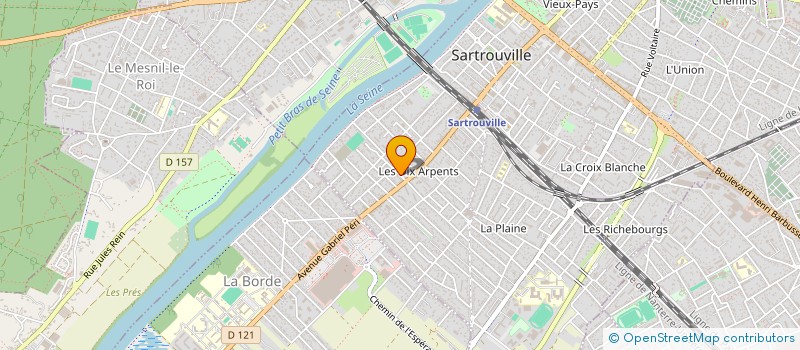 localisation de l'entreprise LINEA IMMO  SARTROUVILLE