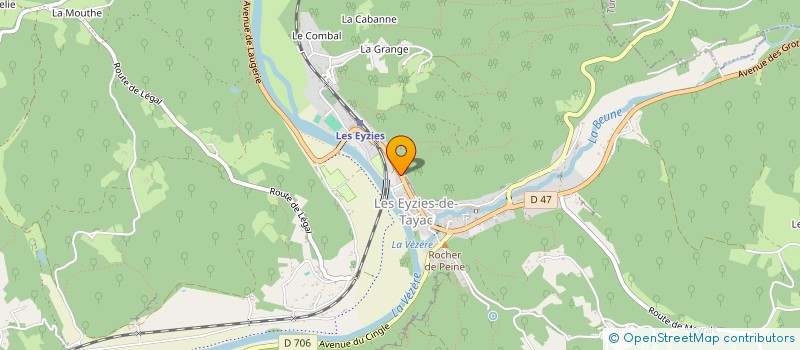 localisation de l'entreprise LINEA MILO  LES EYZIES