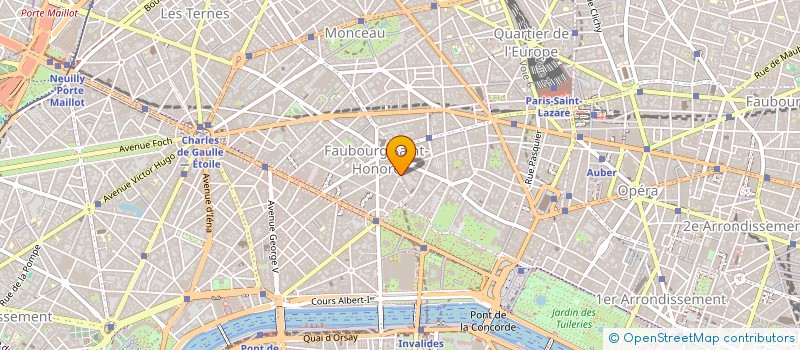 localisation de l'entreprise LINEA MONTAIGNE  PARIS