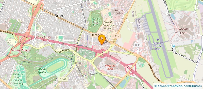 localisation de l'entreprise LINEA NUOVA à BRON